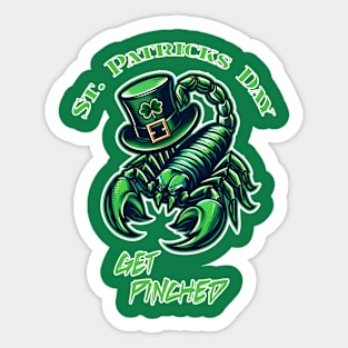 St Patrick's Day - Get Pinched Sticker